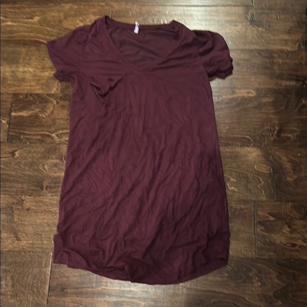 Z Supply Red Relaxed Mini Dress